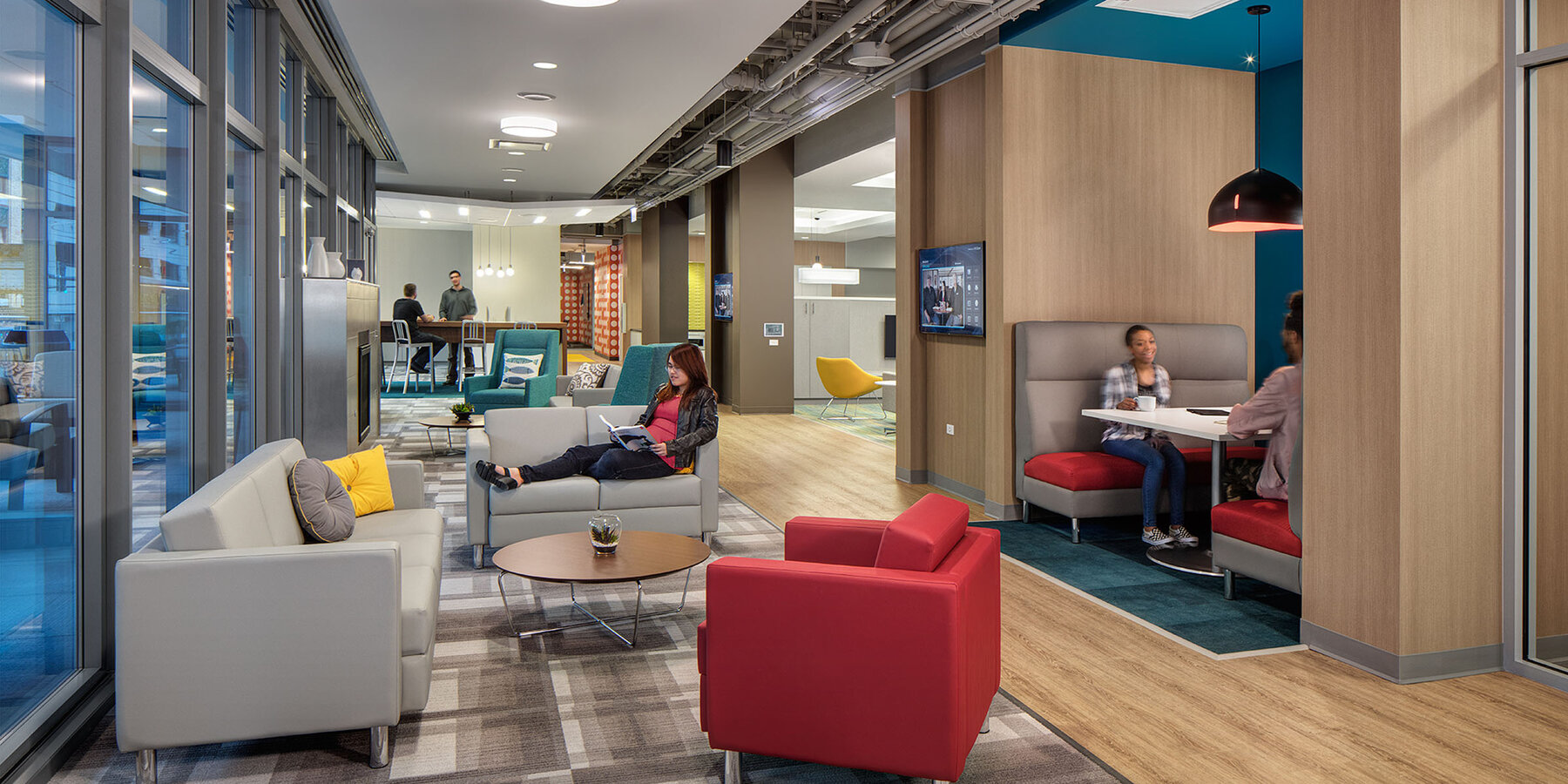 豪华公寓大楼建筑 - 30 East 内部共享休息区