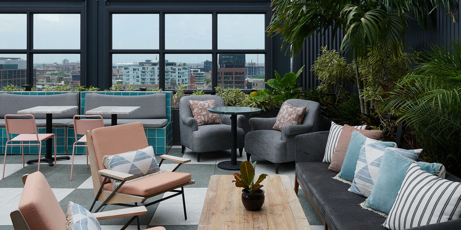 高级餐饮建筑公司 - 霍克斯顿星空xk餐厅户外用餐