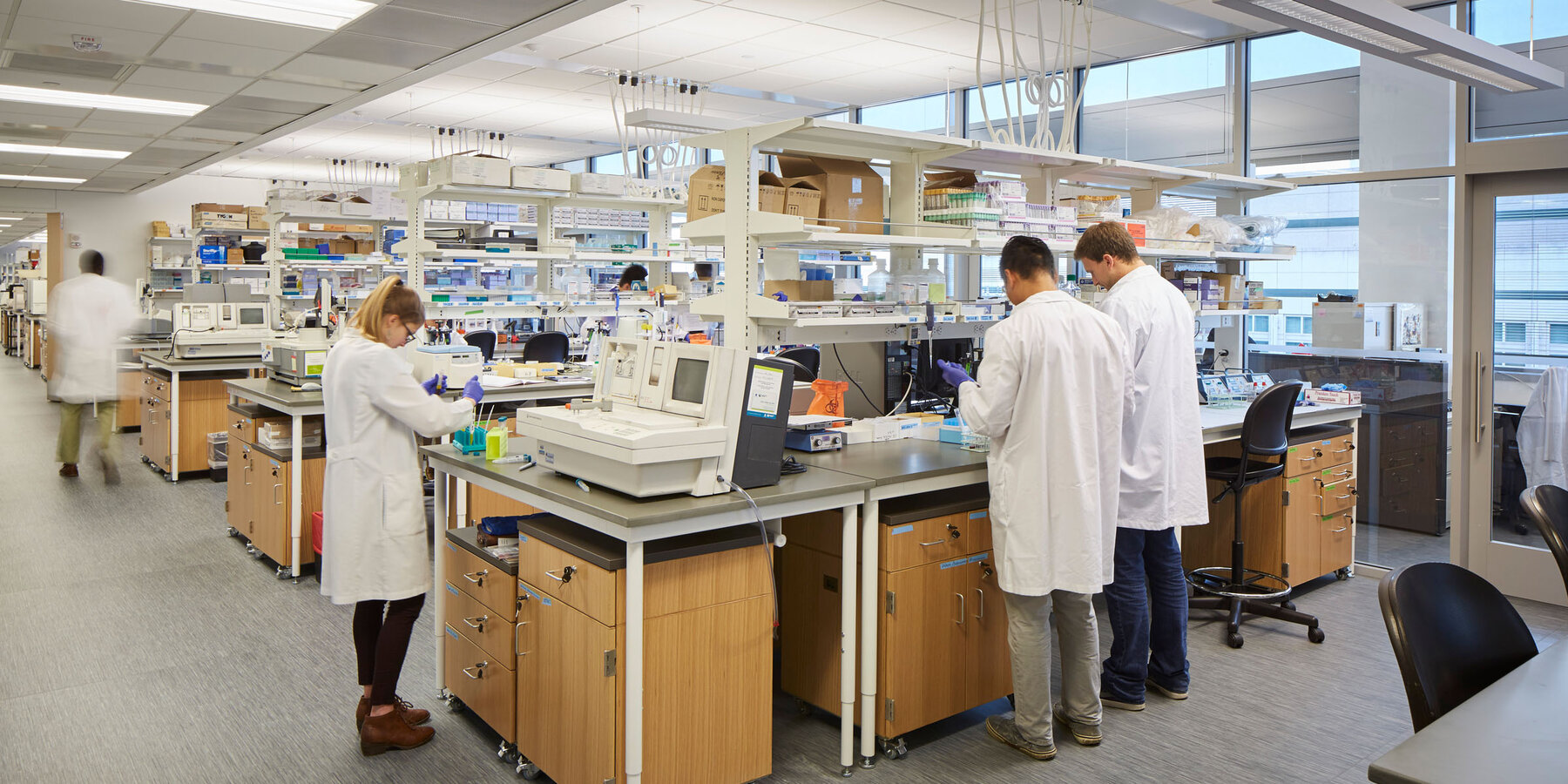 生命科学建设项目 - Loyola Chicago CTRE 室内实验室桌