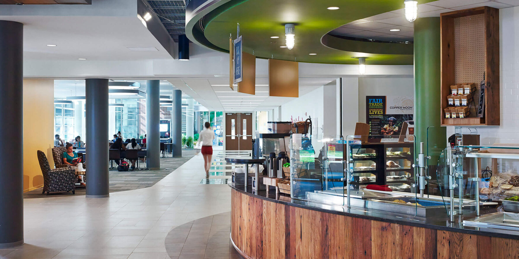 芝加哥生命科学建设 - Loyola 芝加哥 IES 自助餐厅食品站