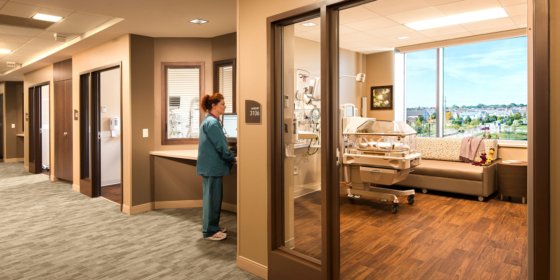 芝加哥星空官网网页版建筑公司 - 星空官网网页版亨特利 NICU 婴儿室