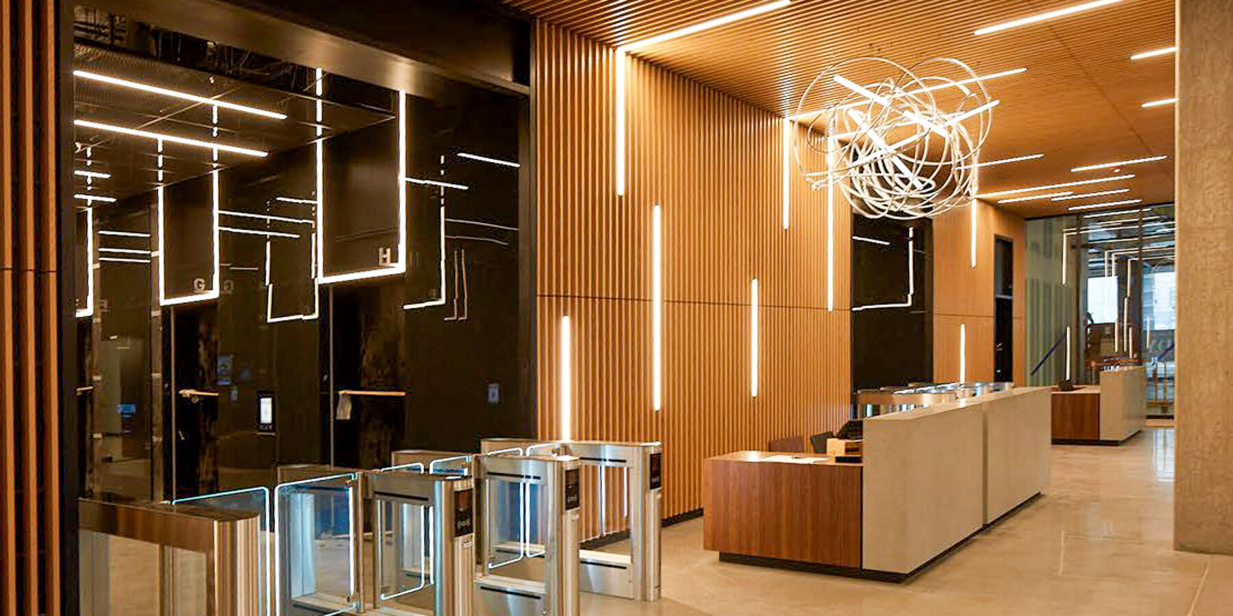 芝加哥屡获殊荣的星空娱乐楼建筑 - Gr33n 室内大堂