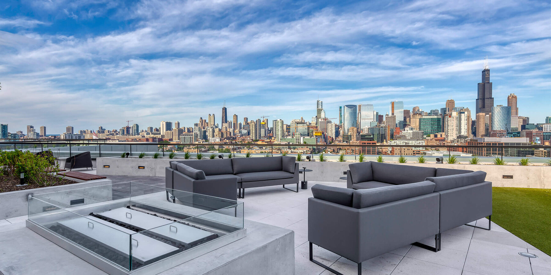 星空官网科学实验室建设 - 富尔顿实验室富尔顿屋顶休息室