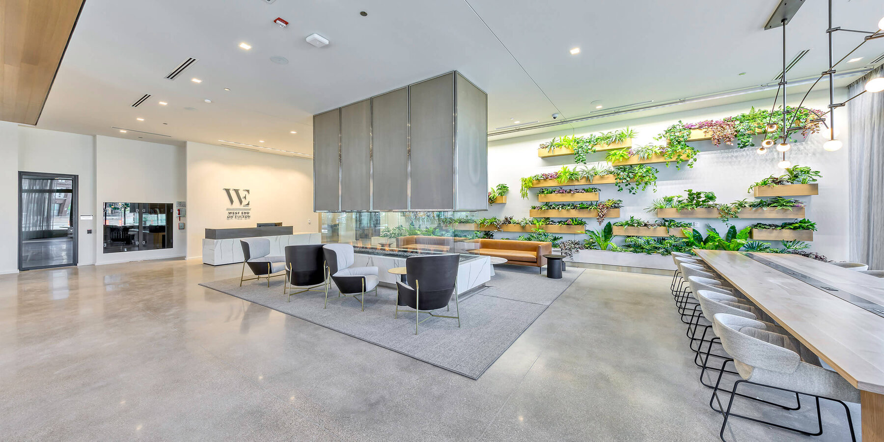 星空官网科学实验室建设 - 富尔顿实验室富尔顿大厅休息区