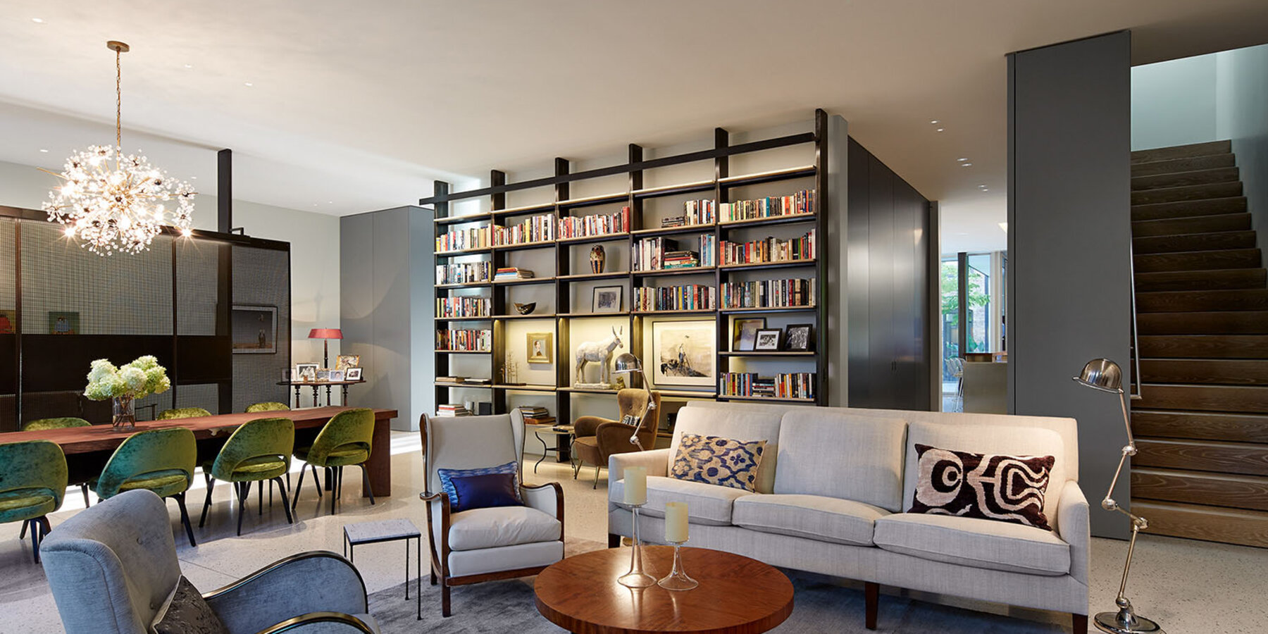 星空官网定制住宅建筑商 - 柳条公园住宅客厅