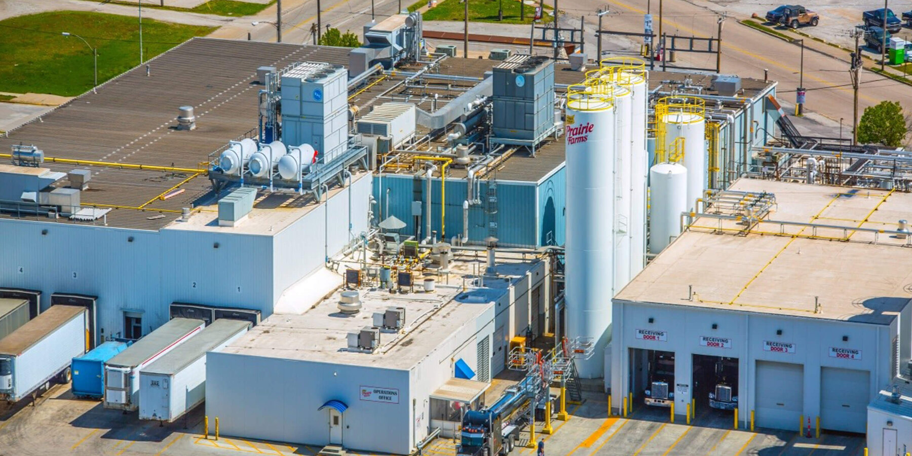 冷服务施工服务 - 草原农场乳品厂外观