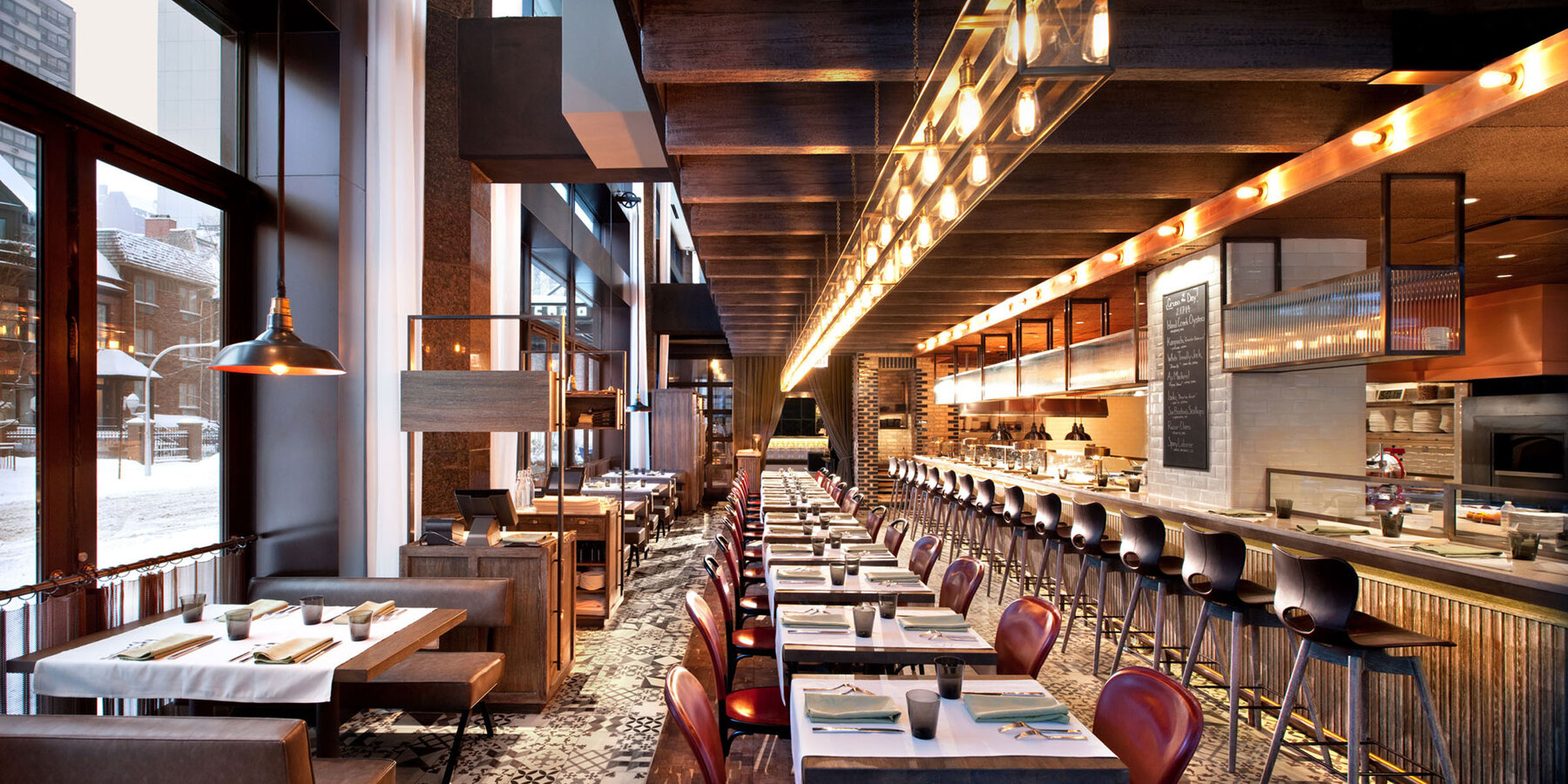 豪华星空官网入口建设|芝加哥汤普森星空官网入口 Nico Osteria 餐厅